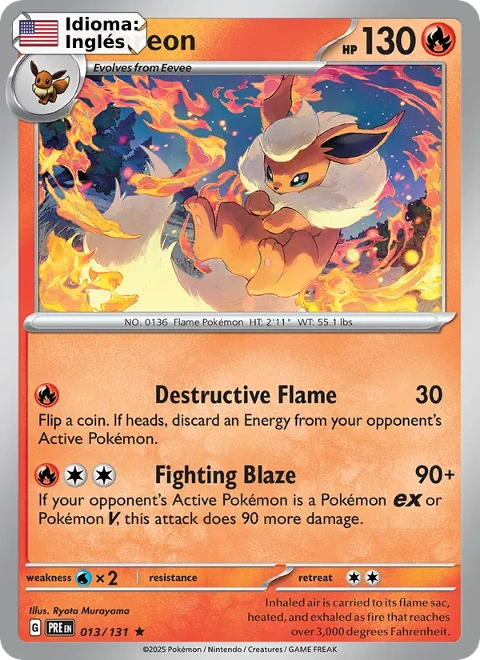 Flareon (013) — Prismatic Evolutions