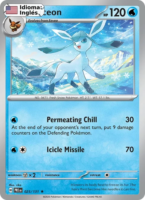 Glaceon (025) — Prismatic Evolutions