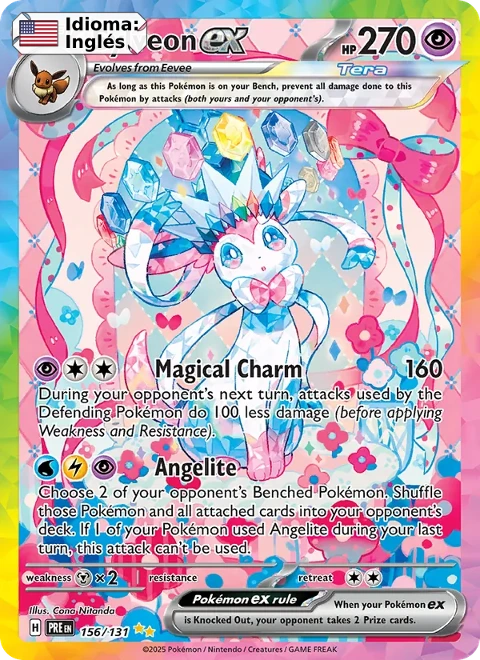 Sylveon ex (156) — Prismatic Evolutions